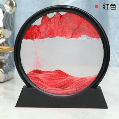 Soothing 3D Sand Art Glass Orb Decoration