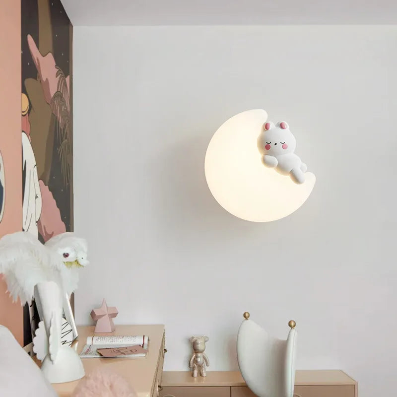 Colorful Kids Moon Night Lamp