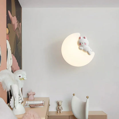 Colorful Kids Moon Night Lamp