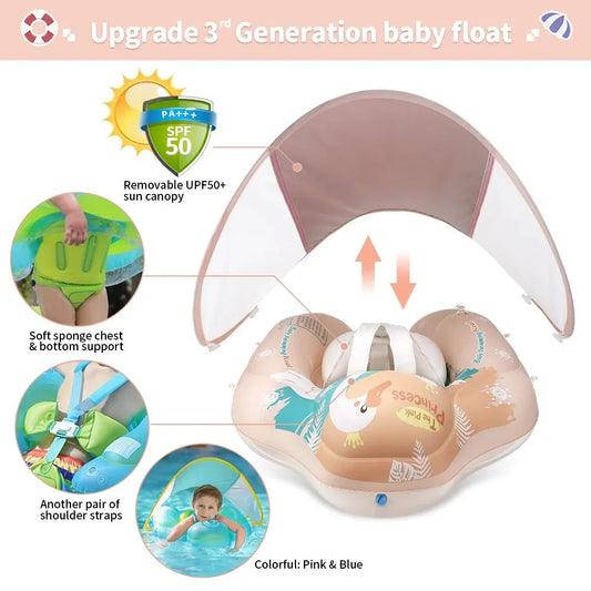 Baby Pool Float with UV Protection & Support - Befez