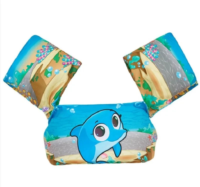 Kids Pool Float Vest with Arm Flotation Devices