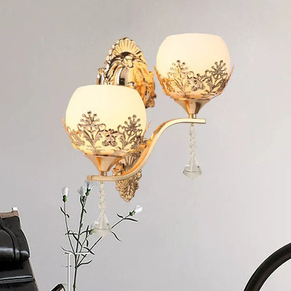 Warm Gold LED Ambient Wall Light