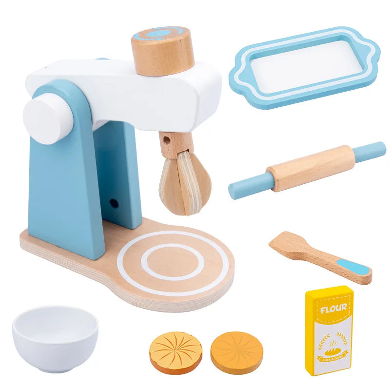 Deluxe Wooden Play Kitchen Set
