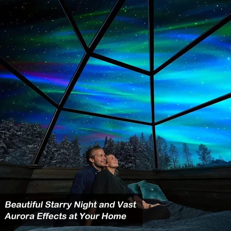 Colorful Night Light Projector with Music and Remote
