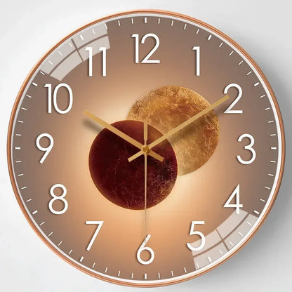 Quiet Digital Wall Clock in Traditional 8 Inch Design