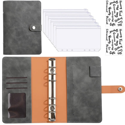 Practical Leather Wallet Organizer Notebook