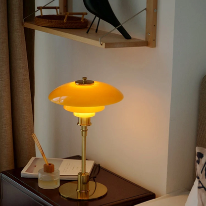 Vintage Style Glass Desk Lamp
