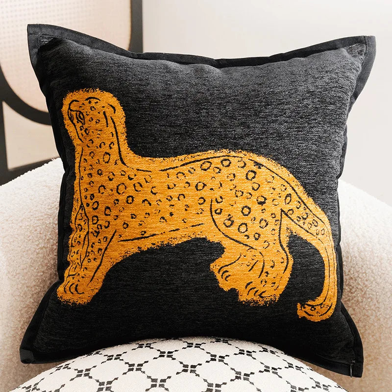 Stylish Horse Pattern Throw Pillow for Home Decor