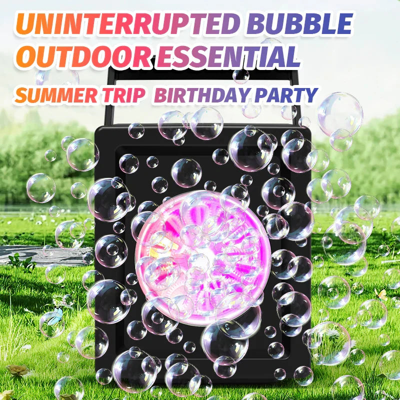 Professional Stage Bubble Machine with 10 Nozzles