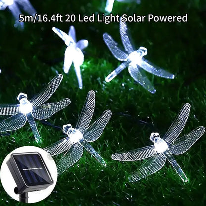 Colorful Outdoor Solar Fairy Lights 20 LEDs Waterproof