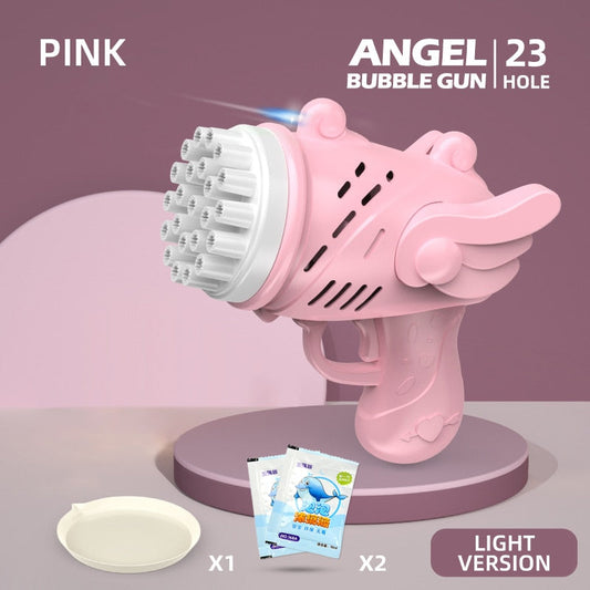Colorful LED Bubble Blaster Gun - Befez