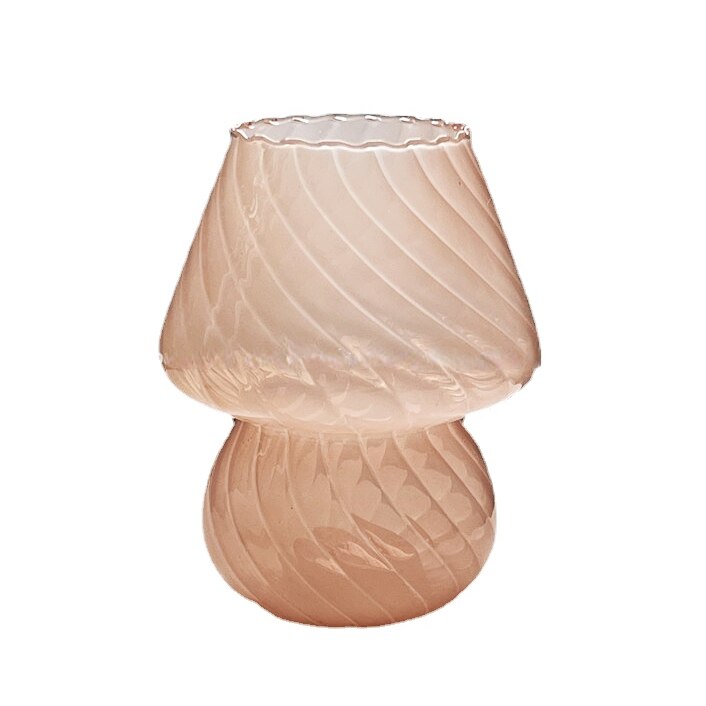 Scandinavian Blue Stripe Glass Vase