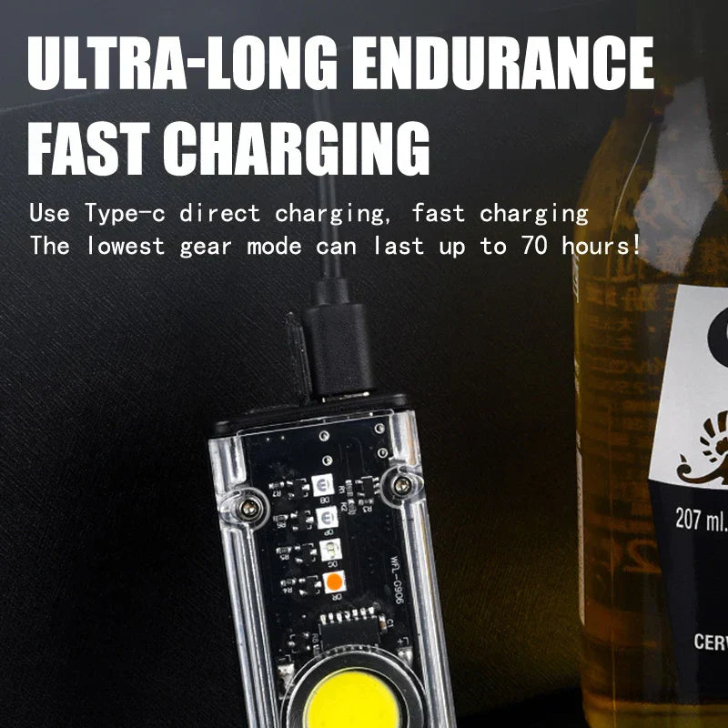 Compact Keychain LED Emergency Light