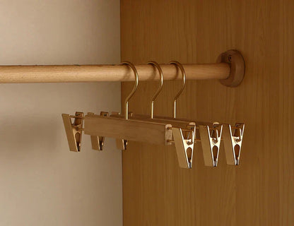 Sturdy Wooden Hangers with Extra Wide Shoulders for Clothes - Befez