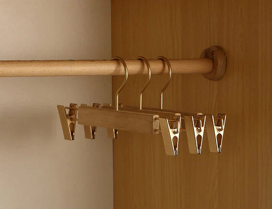 Sturdy Wooden Hangers with Extra Wide Shoulders for Clothes - Befez