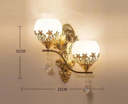Warm Gold LED Ambient Wall Light