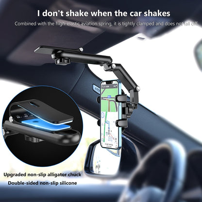 Universal Car Phone Mount Adjustable Visor Clip