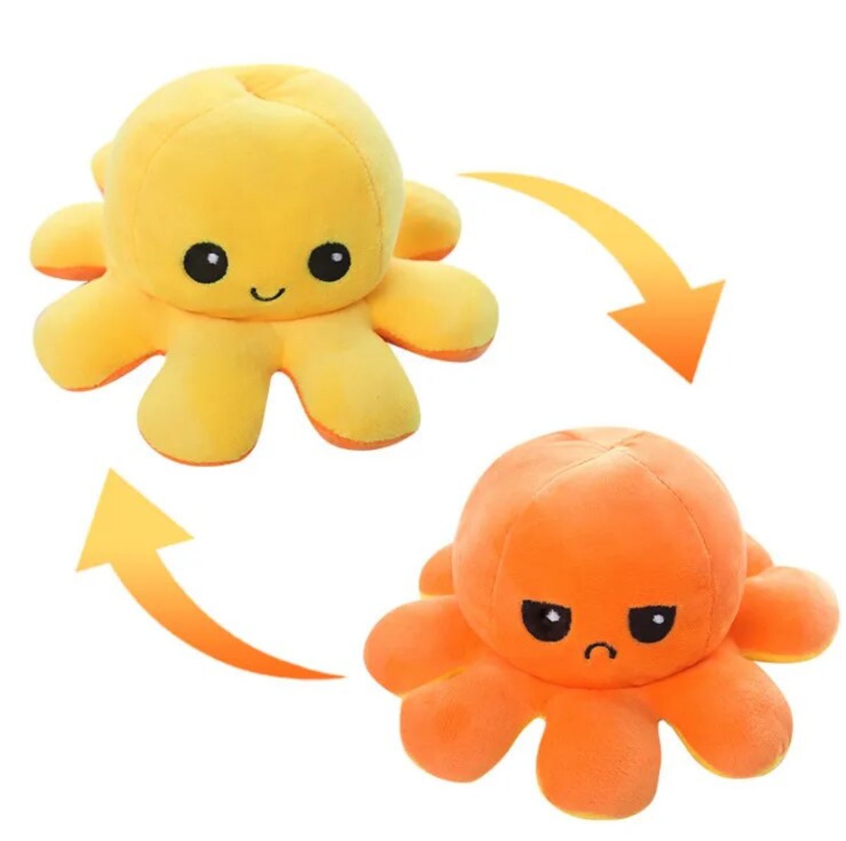 Cute Octopus Plush Toy with 2 Faces