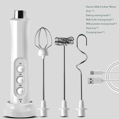 Compact 3in1 Electric Milk Frother Foam Machine - Befez