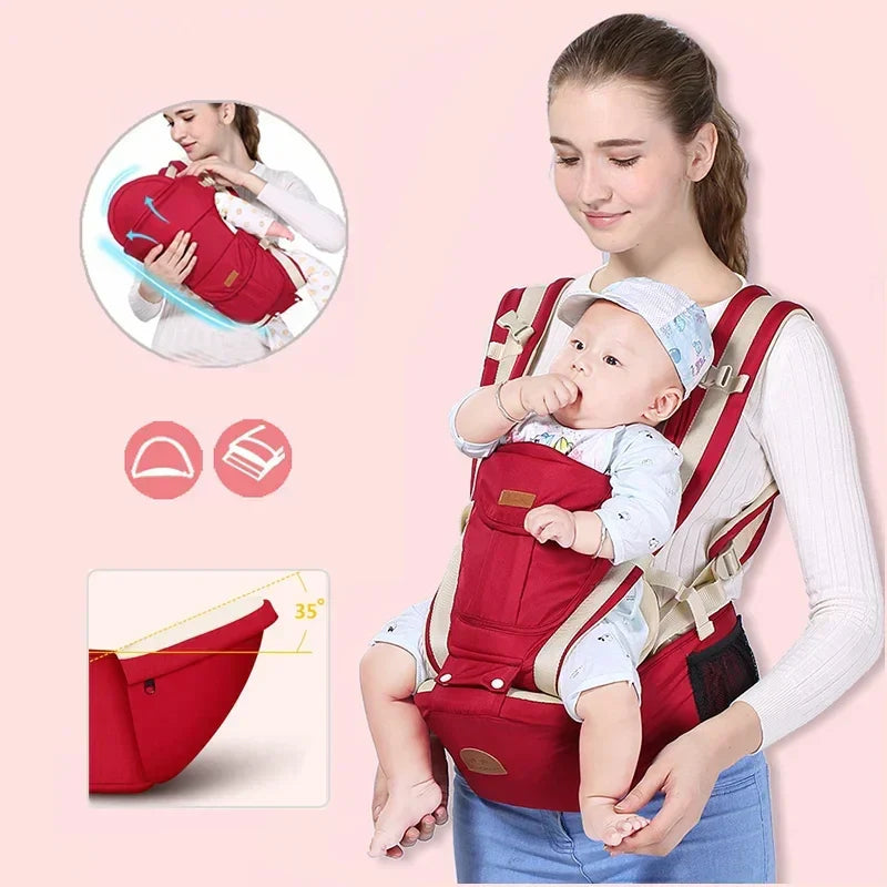 Comfortable 3-in-1 Baby Sling with Adjustable Strap