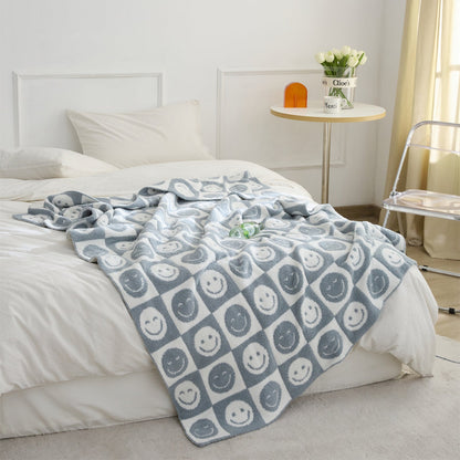 Colorful Plaid Throw Blanket