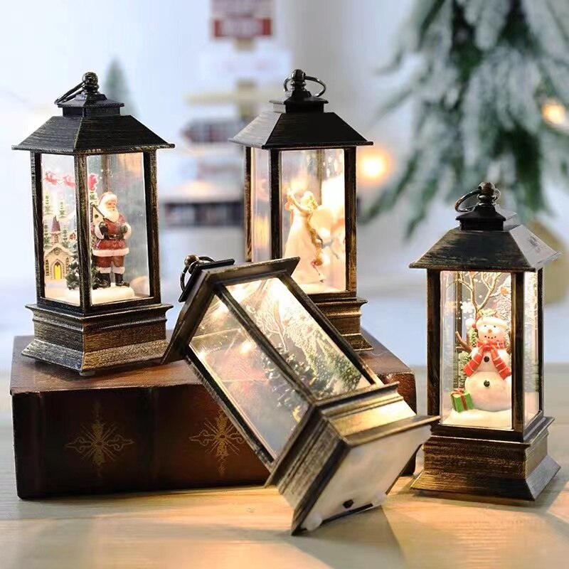 Vintage Small Holiday Lantern