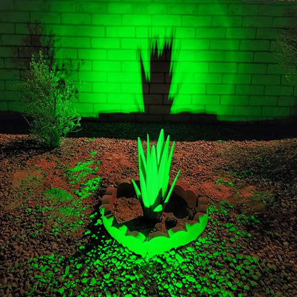Outdoor Solar Powered Garden Lamp Set of 4