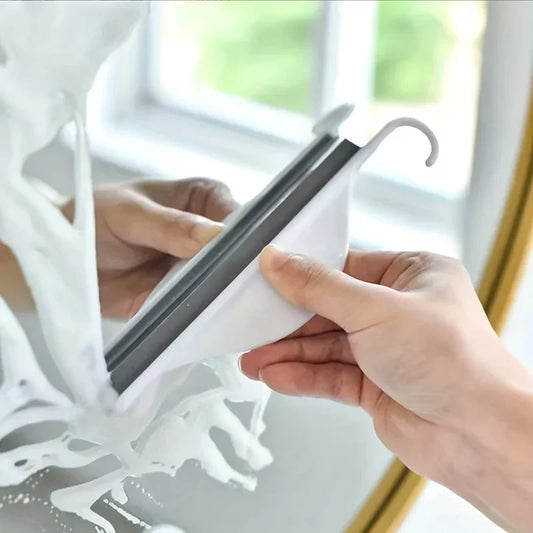 Compact Silicone Shower Squeegee for Glass & Windows - Befez