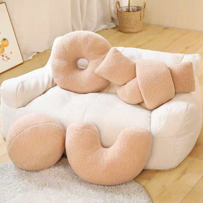 Soft Pillow Sets - Donut, Ball, Curve and Twist