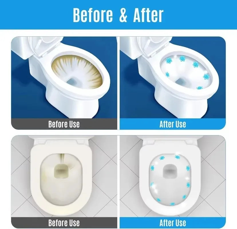 Fresh Bathroom Gel Flowers with Antibacterial Cleanser