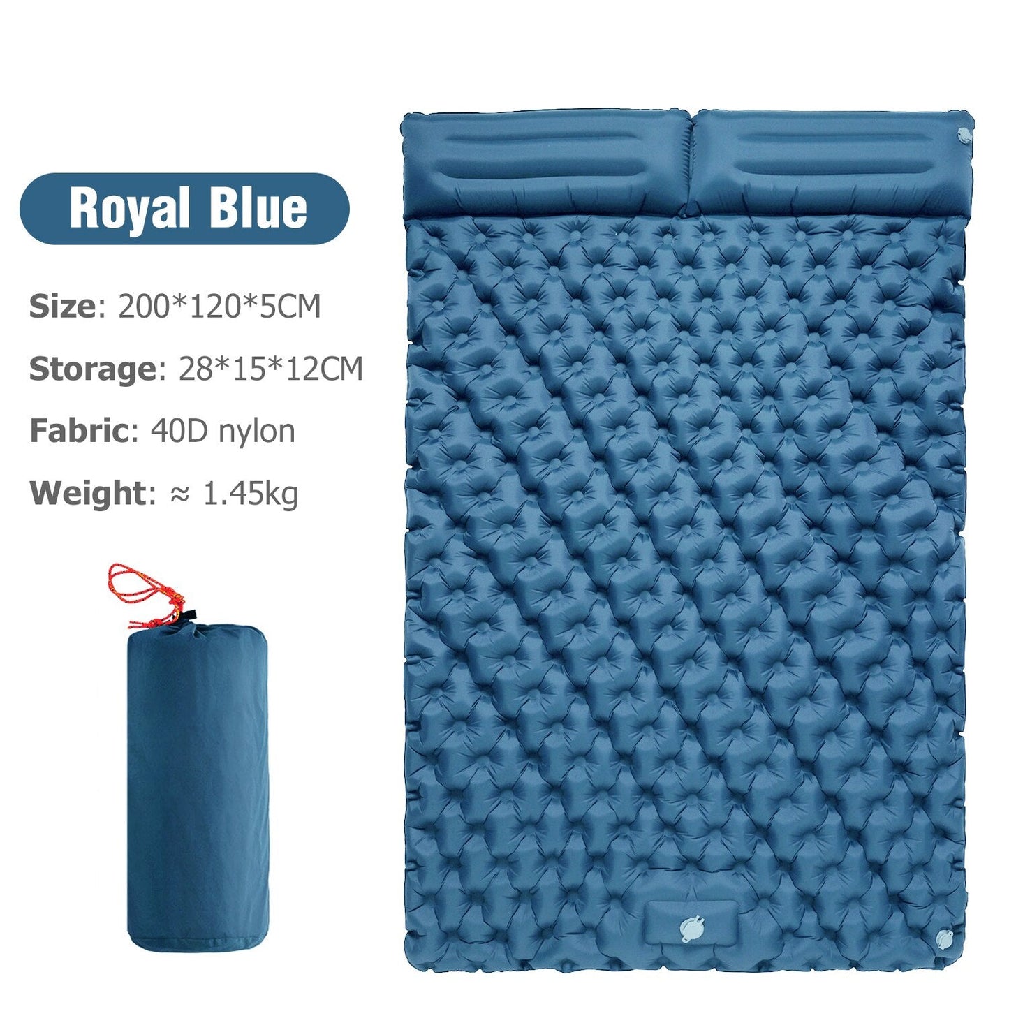 Comfortable Outdoor Inflatable Camping Air Bed with Pillow
