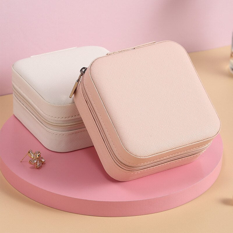 Compact Travel Jewelry Storage Case
