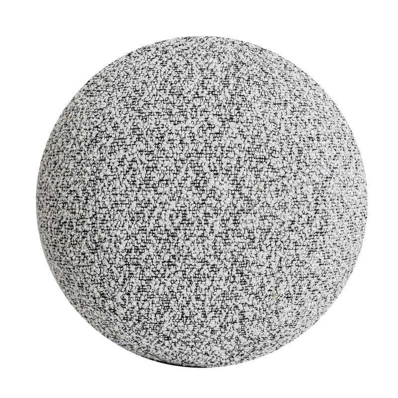 Round Woven Decor Pillow