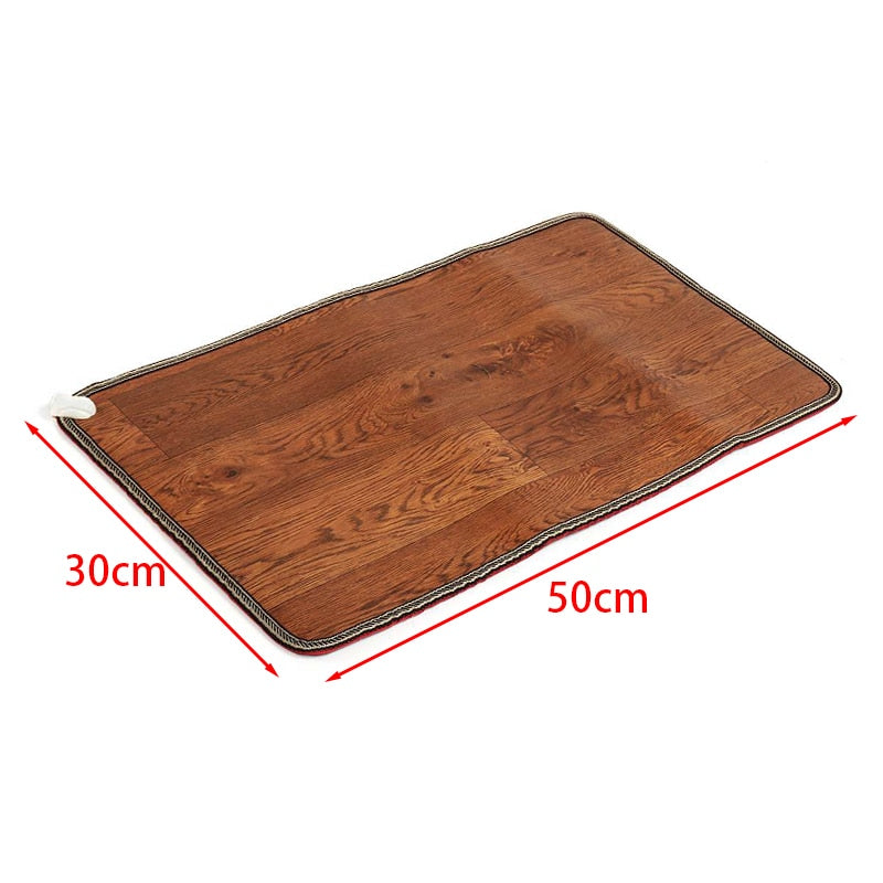 Cozy Heat Adjustable Leather Foot Warmth Mat