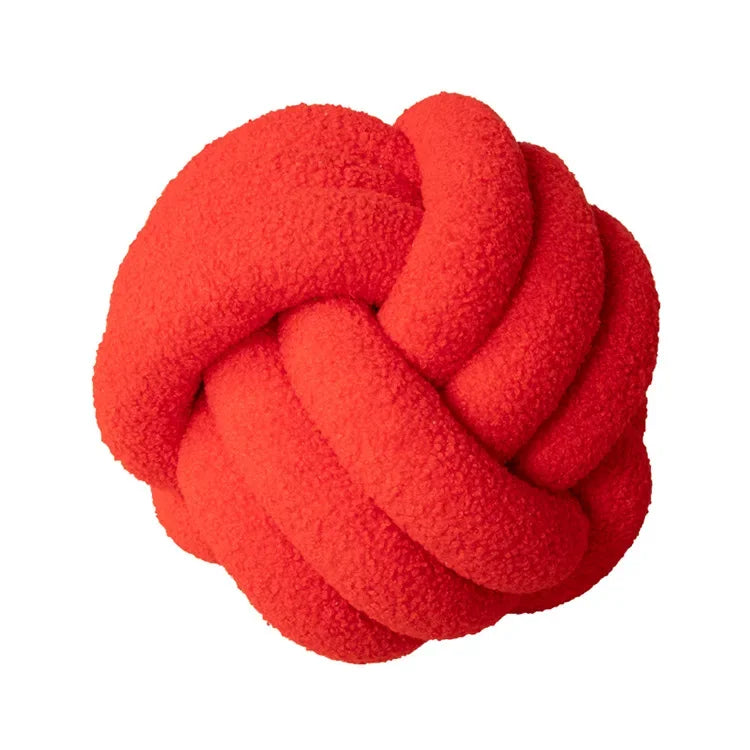 Textured Rope Knot Decor Pillow