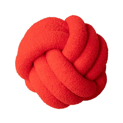 Textured Rope Knot Decor Pillow