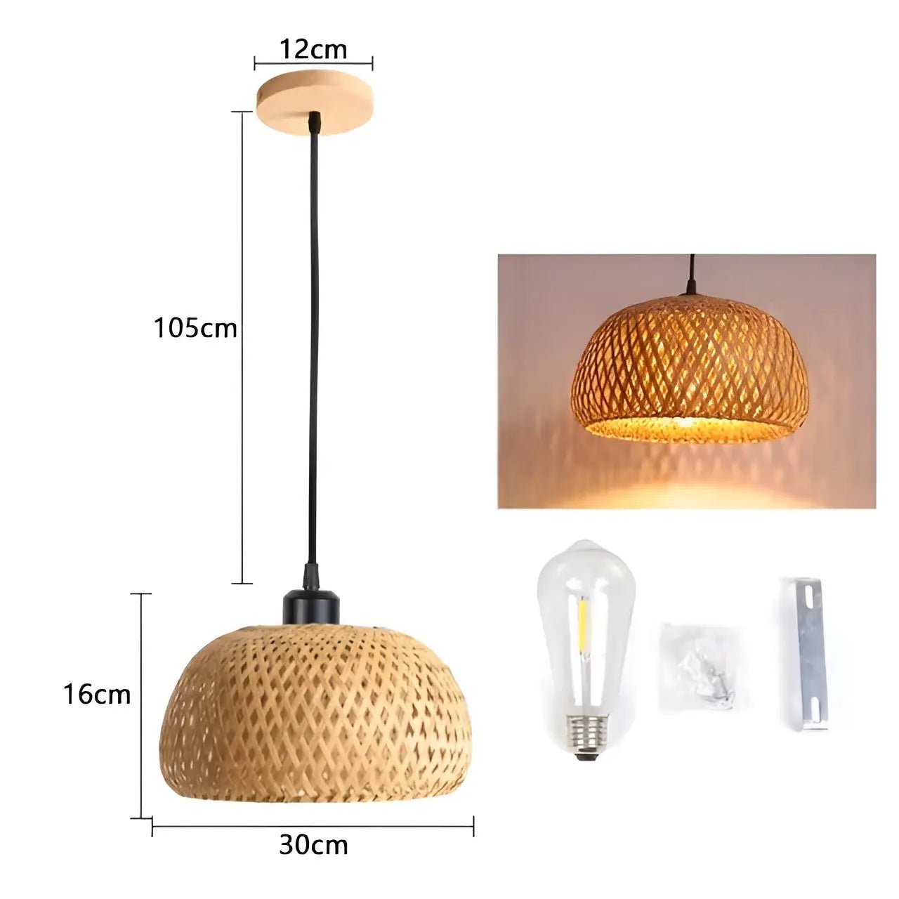 Stylish Woven Pendant Lamp