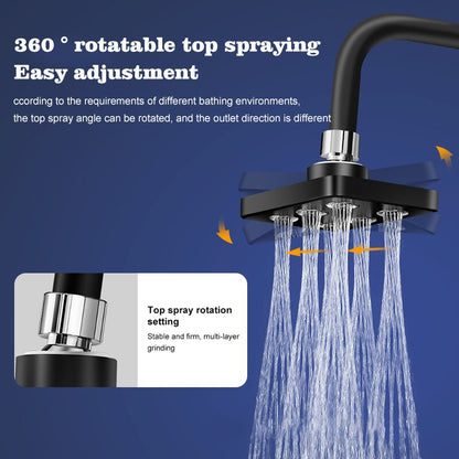 Compact Low Flow Rain Shower Head