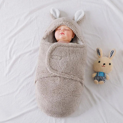 Cute Bunny Baby Sleep Sack Swaddle Wrap