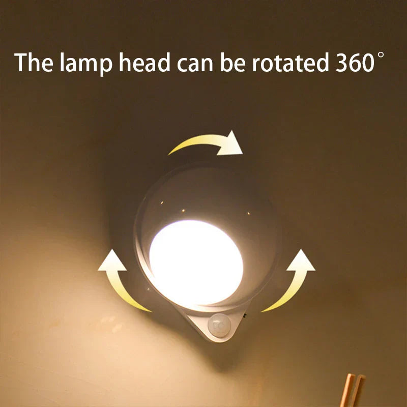 Smart LED Nightlight 360 Motion Sensor USB Lamp