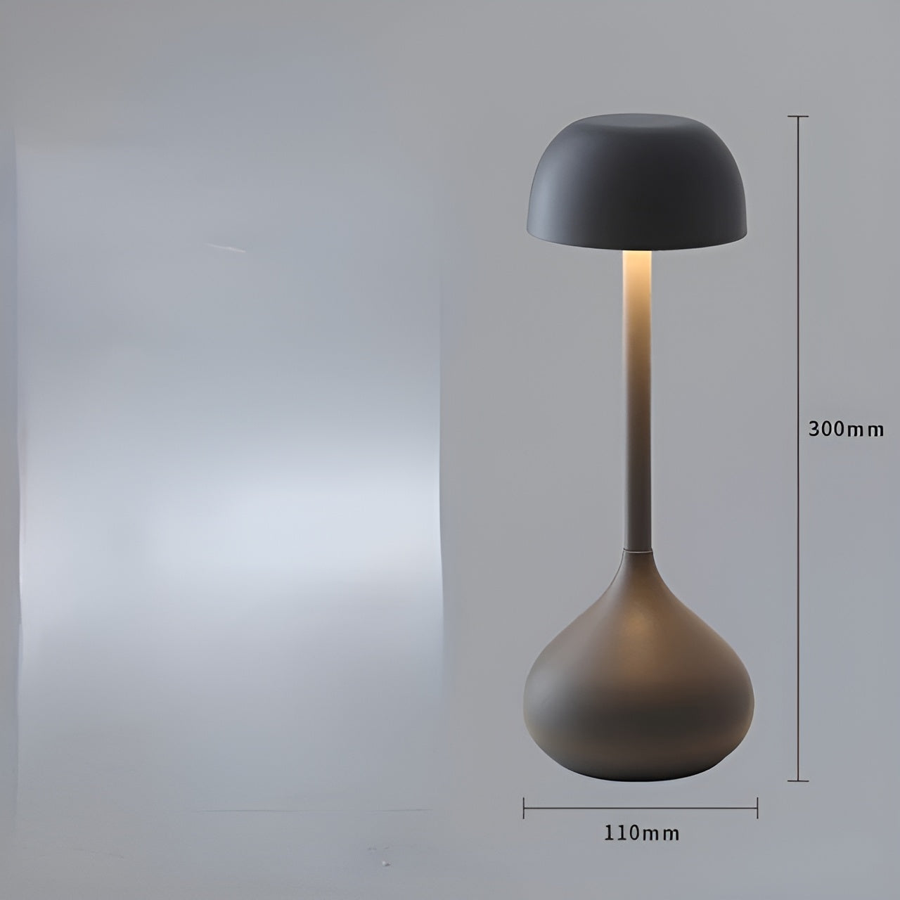 Sleek Dimmable Wireless LED Table Lamp