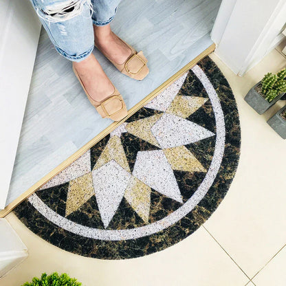 Stylish Half Circle Welcome Mat