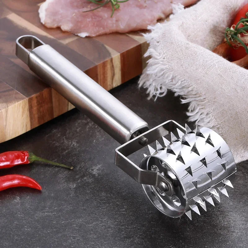 Premium Stainless Steel Meat Mallet Tenderizer Tool