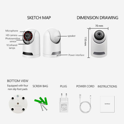 Wi-Fi Home Security Indoor IP Camera