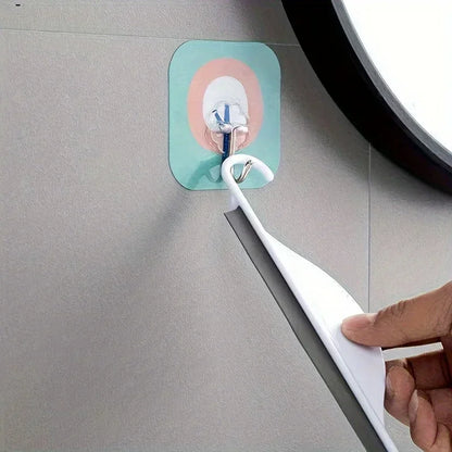 Compact Silicone Shower Squeegee for Glass & Windows