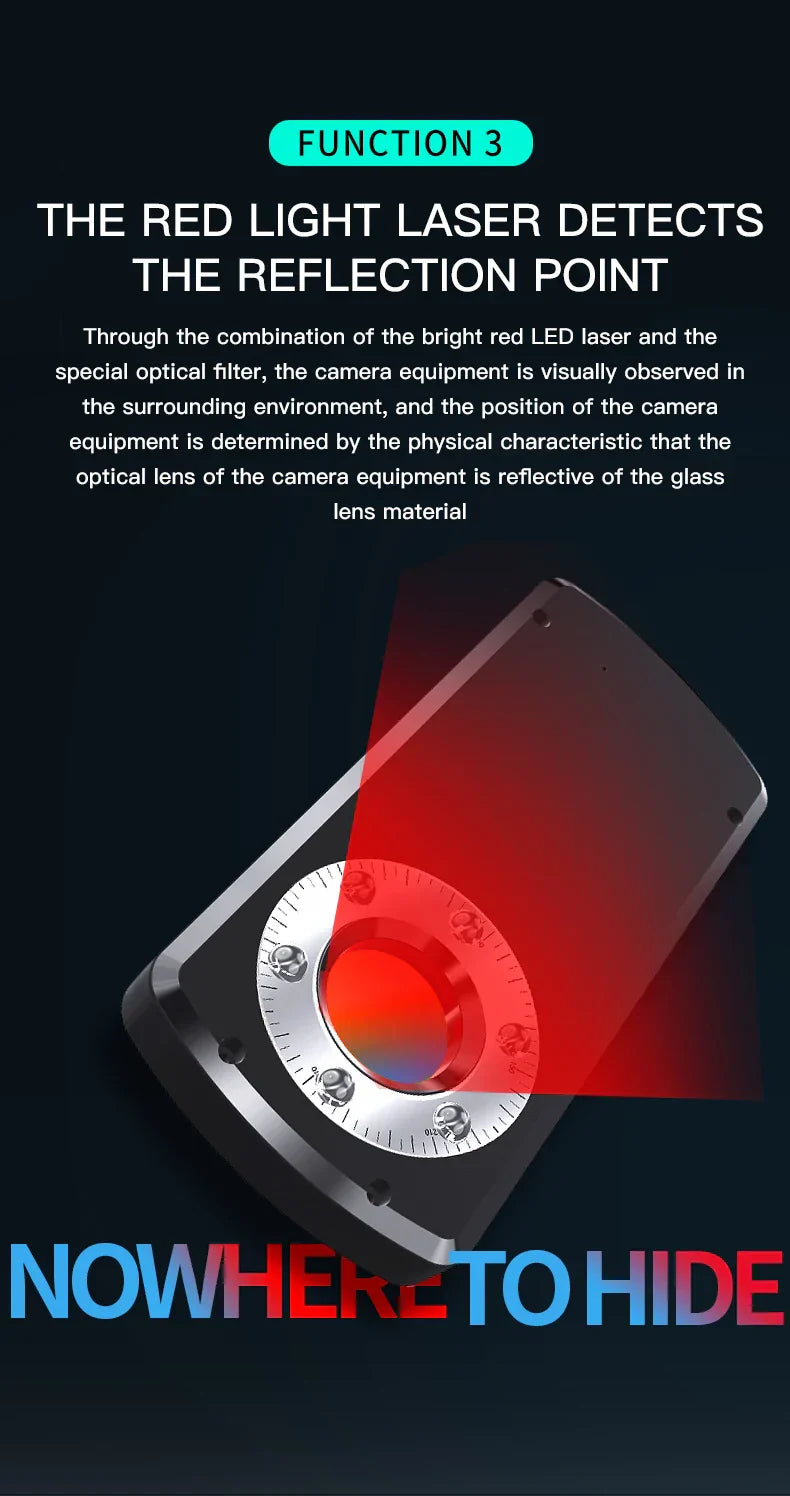 Spy Cam Detector and Hidden Camera Finder