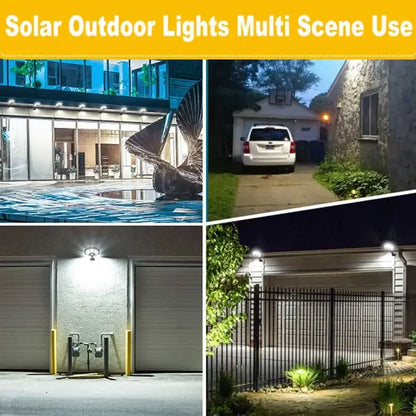 Bright Solar Powered 168 LED Security Light