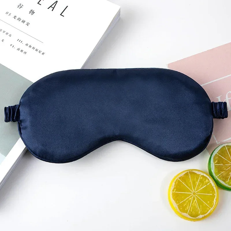Silky Eye Mask with Ruffles for Sleep