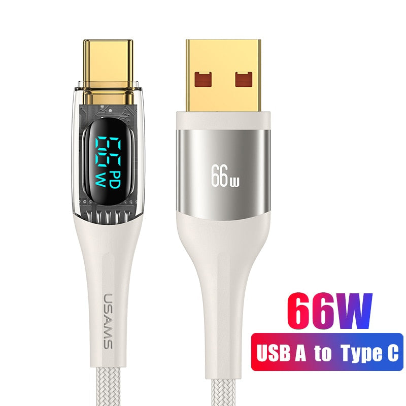 Quick Charge LED USB Fast Charging Cable
