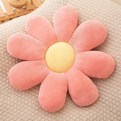 Soft Floral Throw Pillow